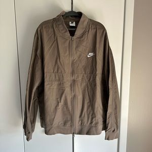 Men’s Nike Windbreaker Taupe Jacket XXL Brand New